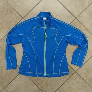 Fila Women's Athletic/Track Light Jacket Blue EUC